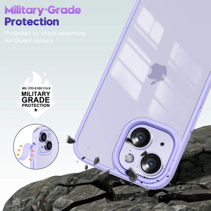 Luxury Transparent Candy Shockproof Bumper Case for iPhone 15 16 Pro Max