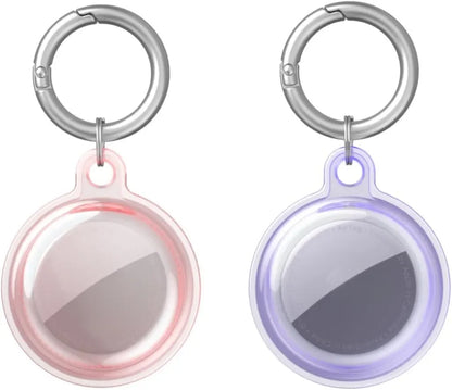 4/8/6  Pack Waterproof AirTag Keychain Case for Pet Collars & Key Rings