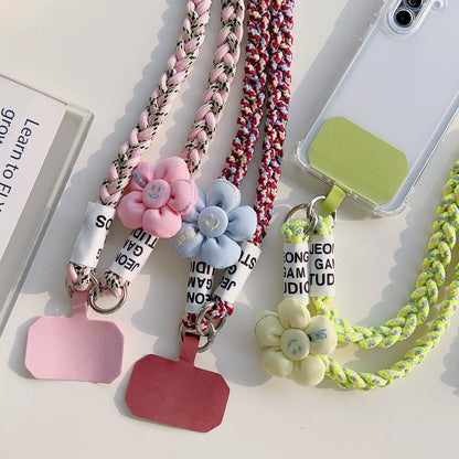 Outdoor Mountaineering Woven Phone Lanyard Women’s Belt Anti-Loss Neck Strap