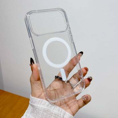 MagSafe Magnetic Clear Case for iPhone 7–17 Pro Max/Plus Wireless Charging Cover