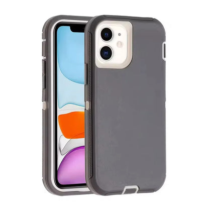 3-in-1 Heavy Duty Armor Case for iPhone 16/15/Plus/Pro Max/Mini