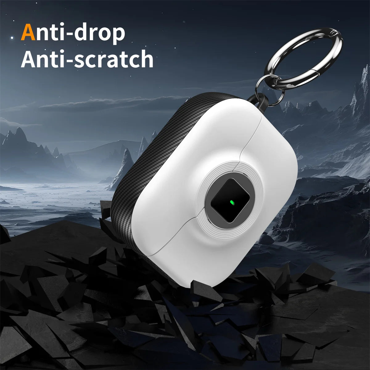 New 2024 AirPods 4th Gen Case with Lock Protective Cover Shockproof Shell for Apple