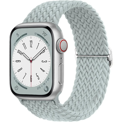 Braided Nylon Strap for Apple Watch Ultra 2/Series 10–4 Adjustable Band