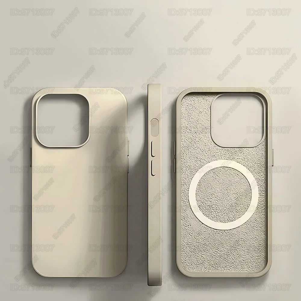 Magnetic Liquid Silicone Case for iPhone 16/15 Pro Max & 16 Plus
