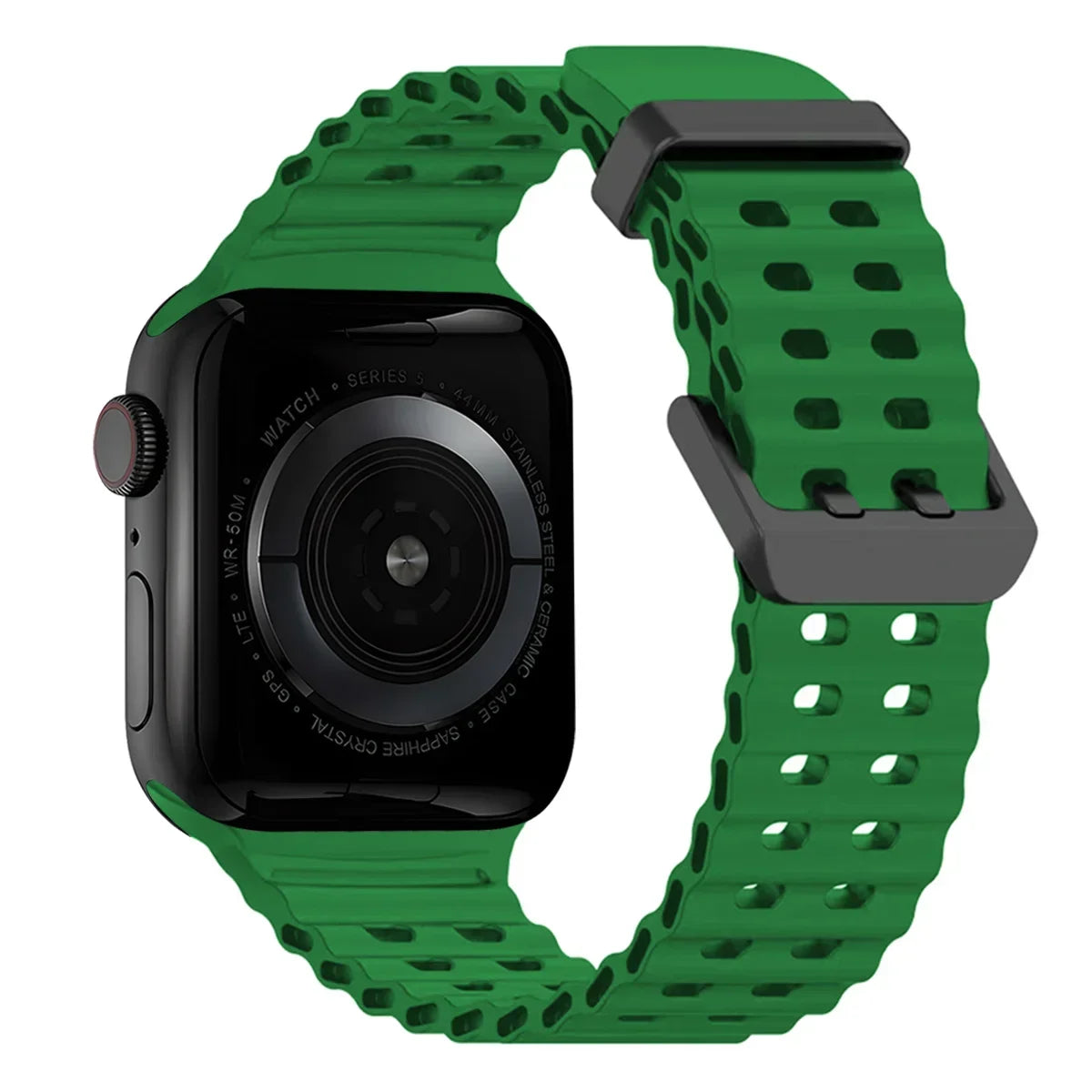 Ocean Silicone Band for Apple Watch Series 4–10 SE Ultra 2 (42–49mm)