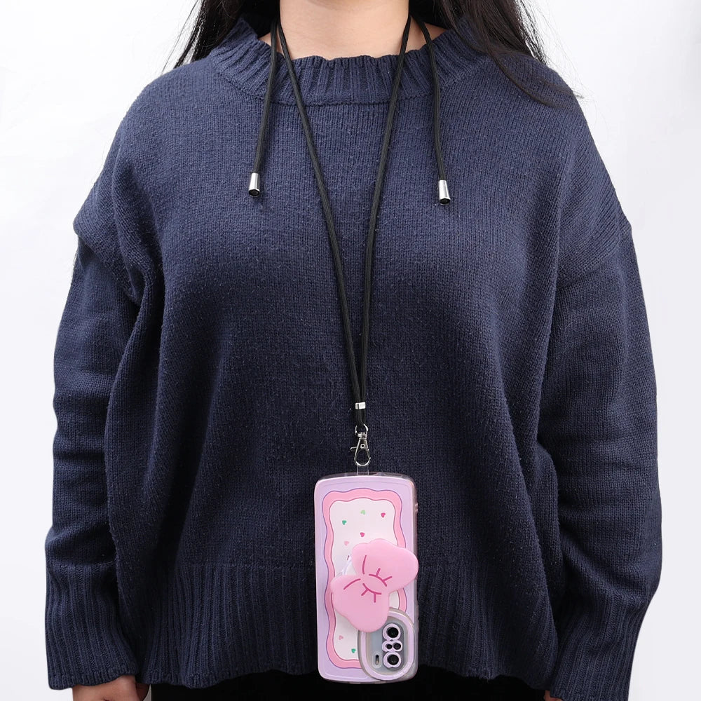 Universal Phone Lanyard with Adjustable Nylon Neck Strap for iPhone & Smartphones