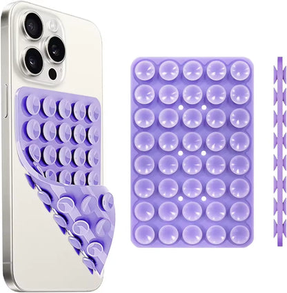 Double-Sided Suction Phone Case Mount Hands-Free Holder for iPhone/Android