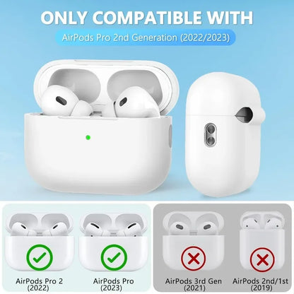 Soft Silicone AirPods Pro Case with Cleaner Kit for 1st & 2nd Generation