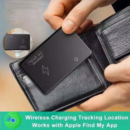 Wireless GPS Wallet Tracker Card | Bluetooth Locator for Apple Find My App