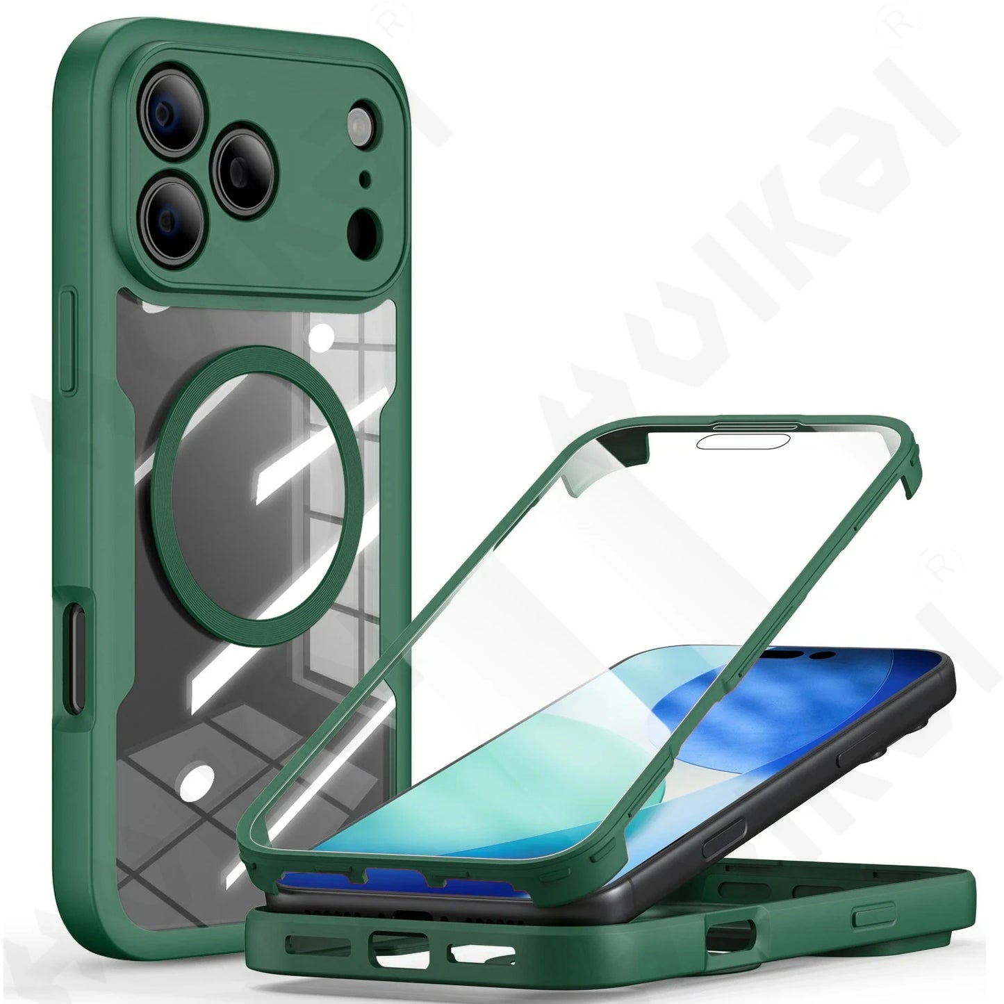 Case For iPhone 17 16 15  Pro Max Plus 360° Full Shockproof Cover
