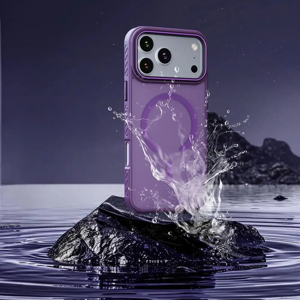 Frosted Matte Magnetic Case for iPhone 17 17 Air 17 Pro Max MagSafe Shockproof