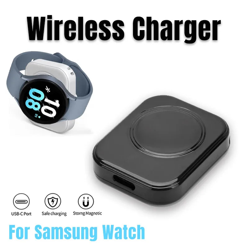 Magnetic Type-C Wireless Charger for Samsung Galaxy Watch Ultra/7/6/5/4/3