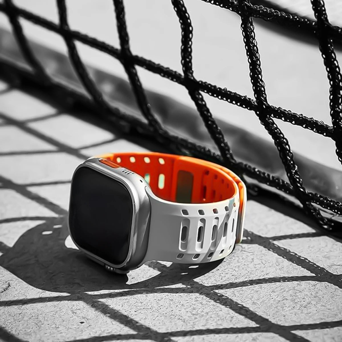 Magnetic Strap for Apple Watch Ultra 2 – Silicone Band Series 4–10 SE