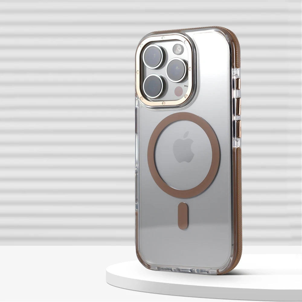 MagSafe Clear Armor Case for iPhone 14 13 12 Pro Max Plus – Magnetic