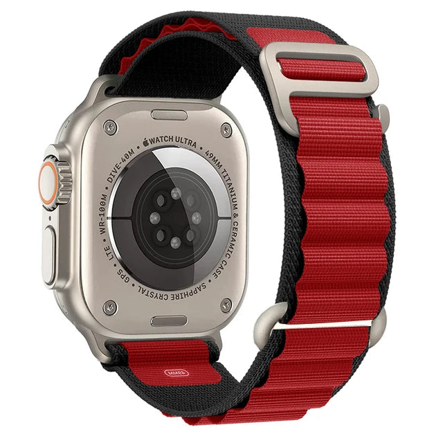 Alpine Loop Nylon Strap for Apple Watch Ultra 2 & Series 10-4, 40-49mm Adjustable Band