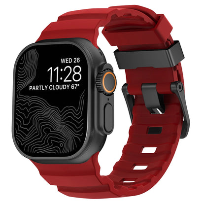 Trail Silicone Sport Band for Apple Watch Ultra 3/2 & Series 11–6/SE3 – All Sizes