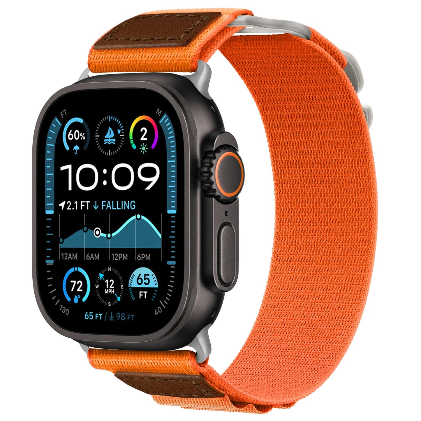 Alpine Loop Band for Apple Watch Ultra & Series 7–10, Adjustable 38–49mm Strap