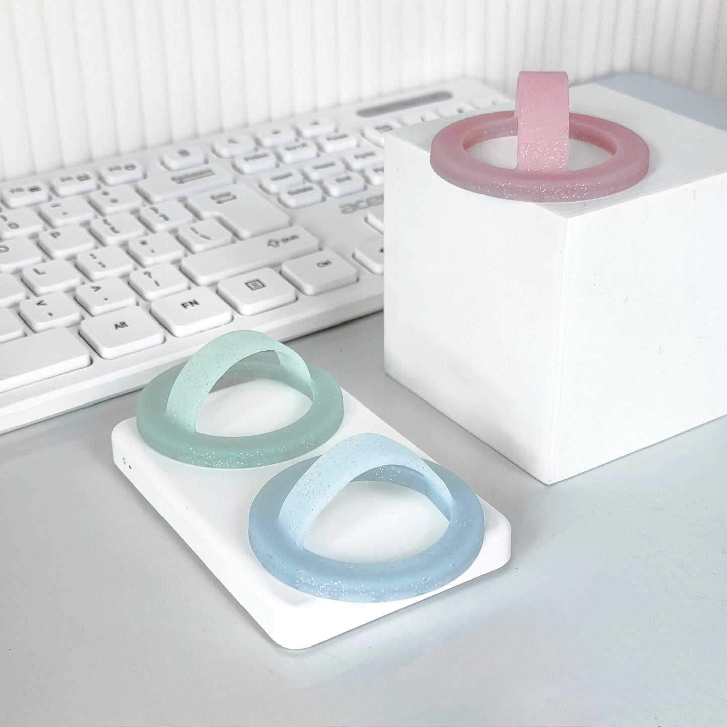 MagSafe Magnetic Phone Ring Holder with Liquid Silicone Anti-Slip