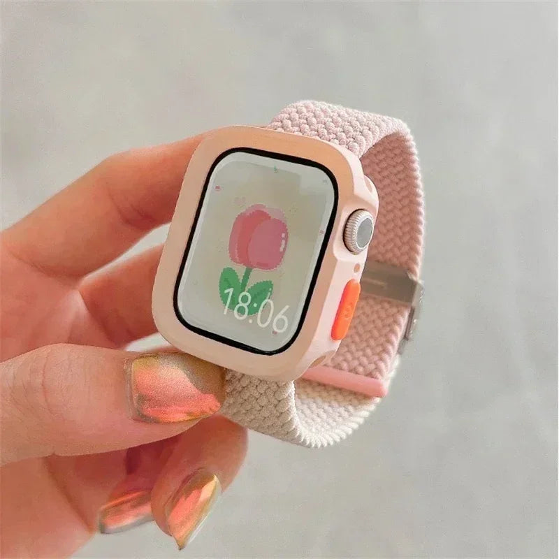 Candy Silicone Case + Strap for Apple Watch Ultra 2 & Series 10–5 SE