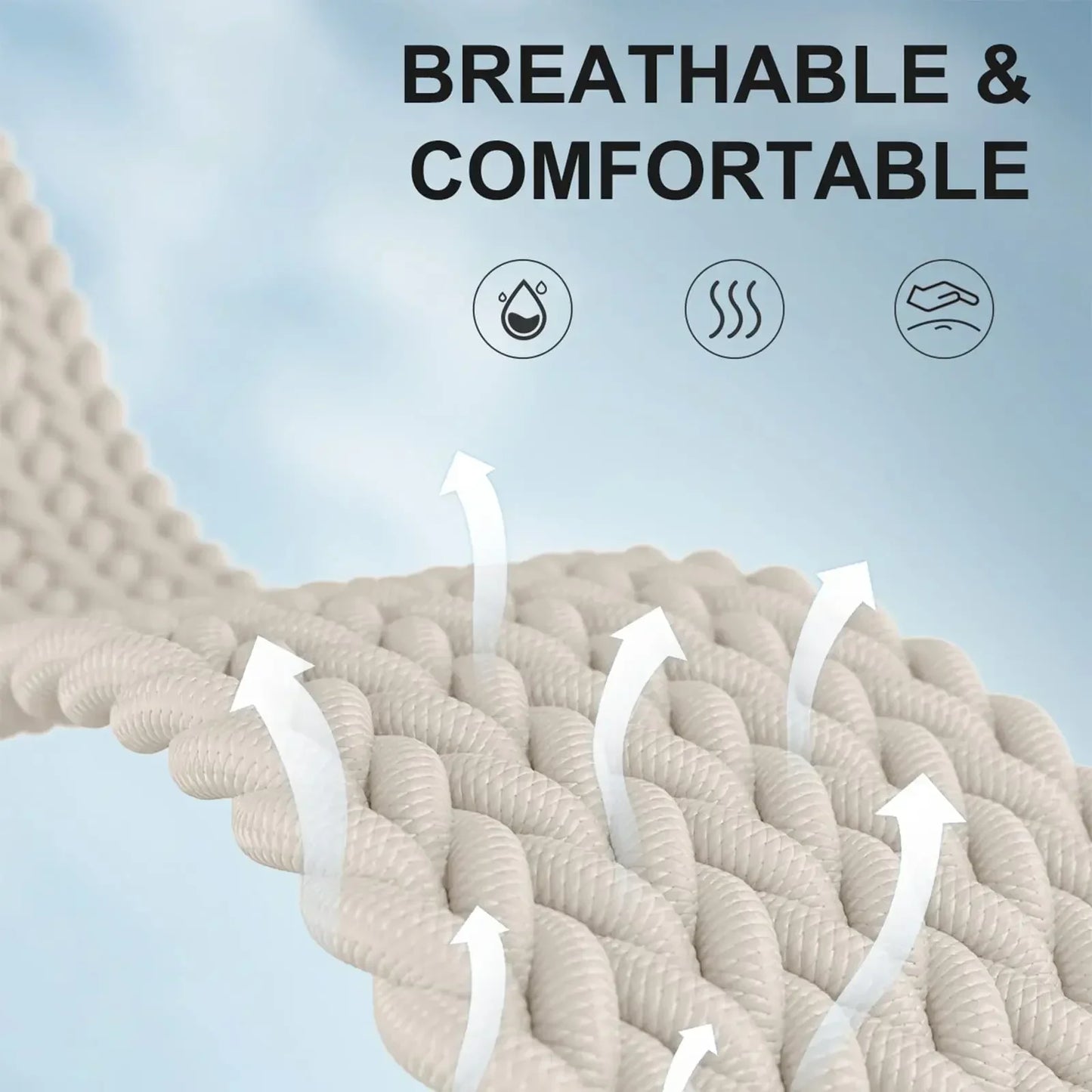 Braided Nylon Strap for Apple Watch Ultra 2/Series 10–4 Adjustable Band