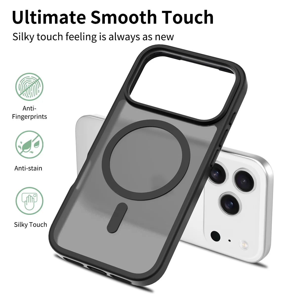 Matte Translucent MagSafe Armor Case for iPhone 17 16 15 14 13 12 11 Pro Max