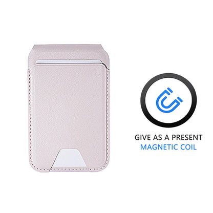 Magnetic MagSafe Leather Wallet Stand for iPhone 17–14 Pro Max