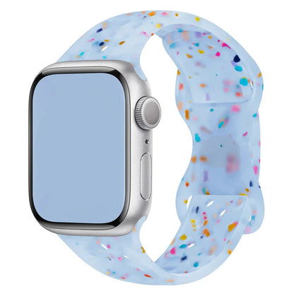 Transparent Silicone Strap for Apple Watch Ultra 2 & Series 10–SE (38–49mm)