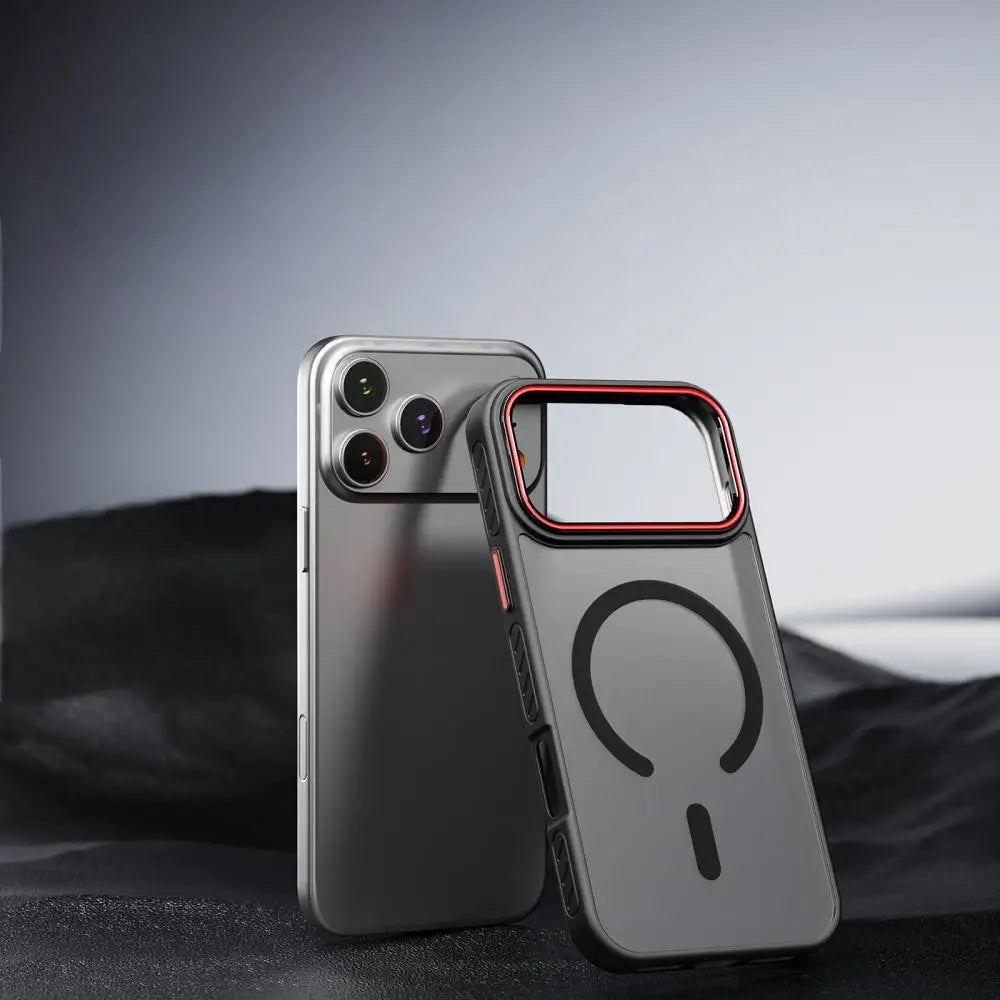 Frosted Matte Magnetic Case for iPhone 17 17 Air 17 Pro Max MagSafe Shockproof