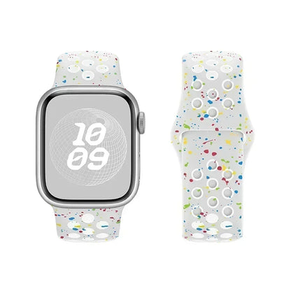 Silicone Sports Watch Strap for Apple Watch Ultra 2/10/9/8/7/6/SE 49–41MM Band