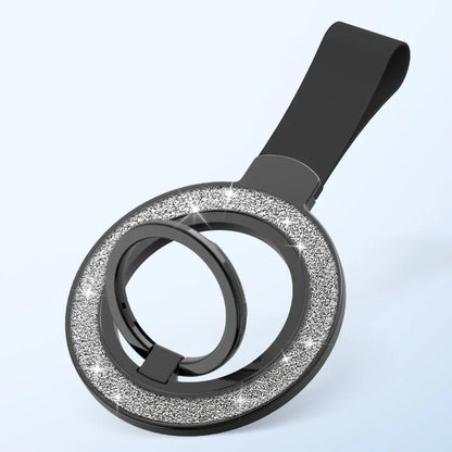 Universal Double-Sided Magnetic Car Phone Holder – MagSafe Grip Ring Stand for iPhone