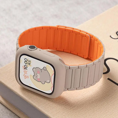 Soft Silicone Case + Strap for Apple Watch Ultra 3 & Series 11–4 SE3