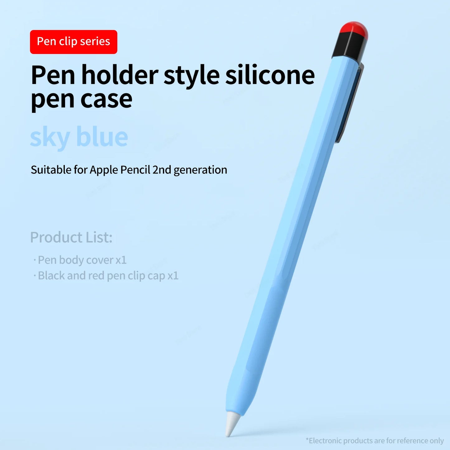 Silicone Case for Apple Pencil Pro 2024 & 2nd Gen – Soft Protective Sleeve