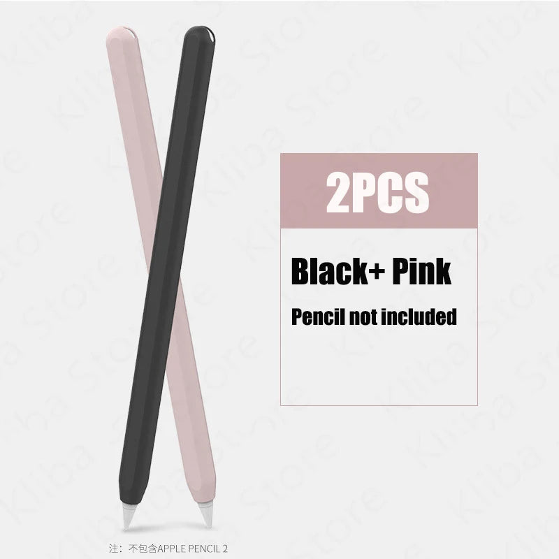 2-Pack Ultra-Thin Silicone Case for Apple Pencil 2nd Gen – Protective Skin