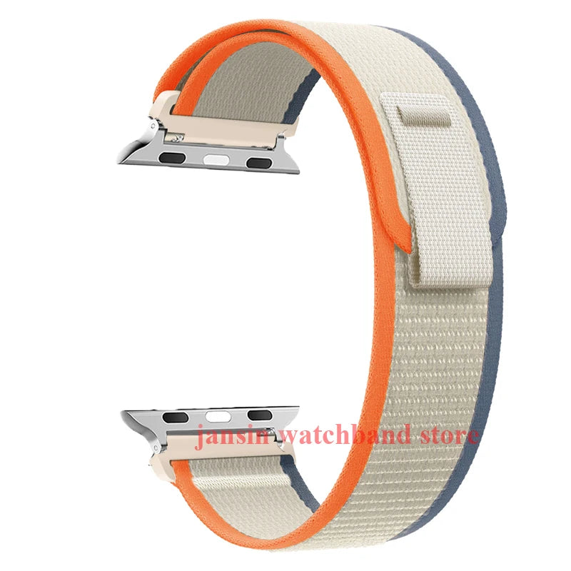 Alpine Nylon Loop Strap for Apple Watch Series 11–3 Ultra 3 49/46/45/44/42/41/40mm