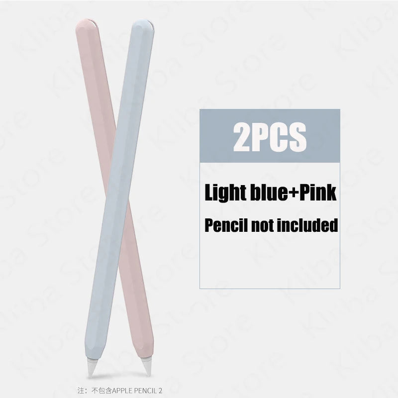 2-Pack Ultra-Thin Silicone Case for Apple Pencil 2nd Gen – Protective Skin