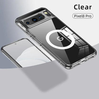 2025 Magnetic Matte Case for Pixel 9 Pro 8 7A 8A 7 Wireless Charging