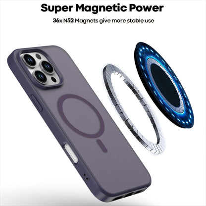 MagSafe Frosted Clear Case for iPhone 16 15 14 Pro Max Strong Magnetic