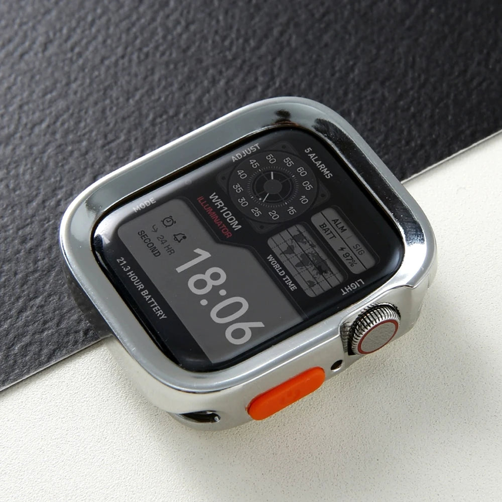 Soft Silicone Protective Case Cover for Apple Watch 41–49mm Series 4–10