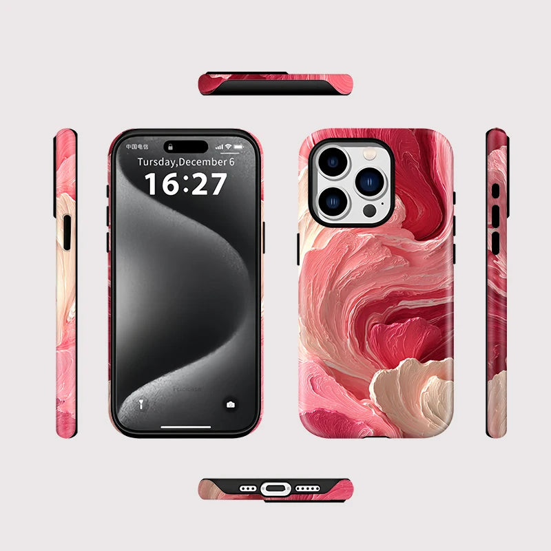 Art Painting MagSafe Case for iPhone 16–11 | Magnetic Shockproof Matte Cover