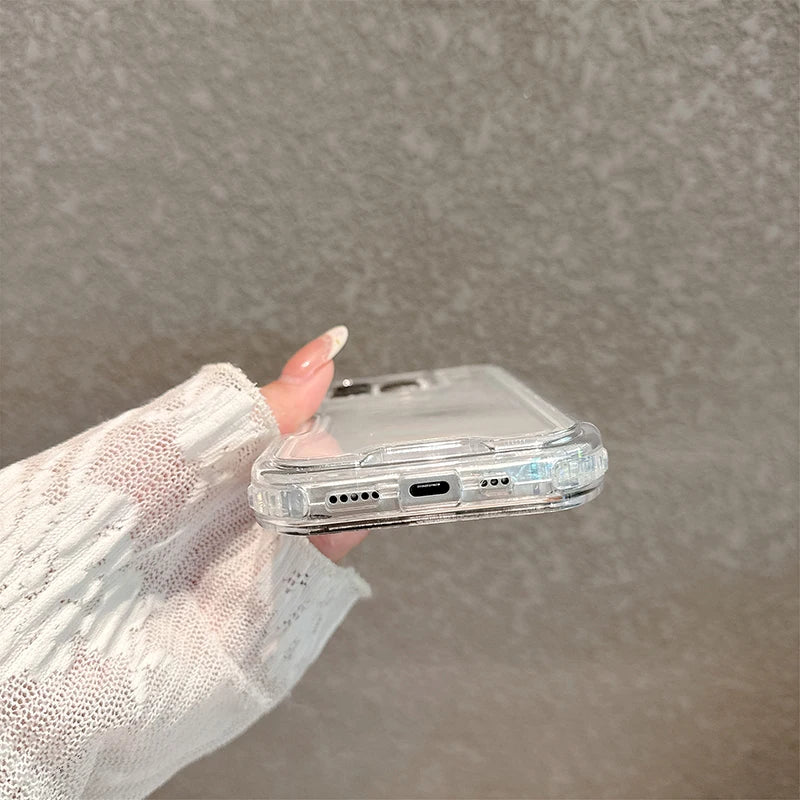 3-in-1 Transparent Heavy Duty Armor Case for iPhone 17 16 15 14 13 12 Pro Max