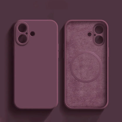 Magnetic Liquid Silicone Phone Case for iPhone 12 & 13 Series