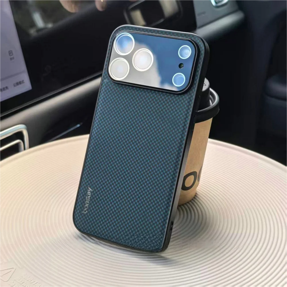 Fashion Carbon Fiber Kevlar Case for iPhone 17 Air 16 15 14 13 Pro Max