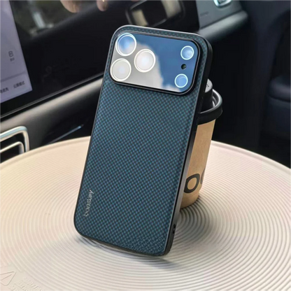 Fashion Carbon Fiber Kevlar Case for iPhone 17 Air 16 15 14 13 Pro Max