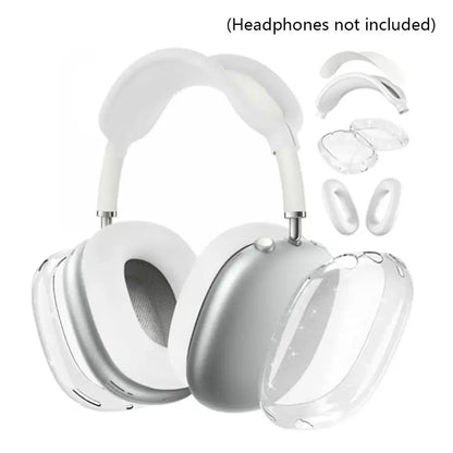 3D Transparent Anti-Fall Dust-Proof Protective Cover for AirPods Max