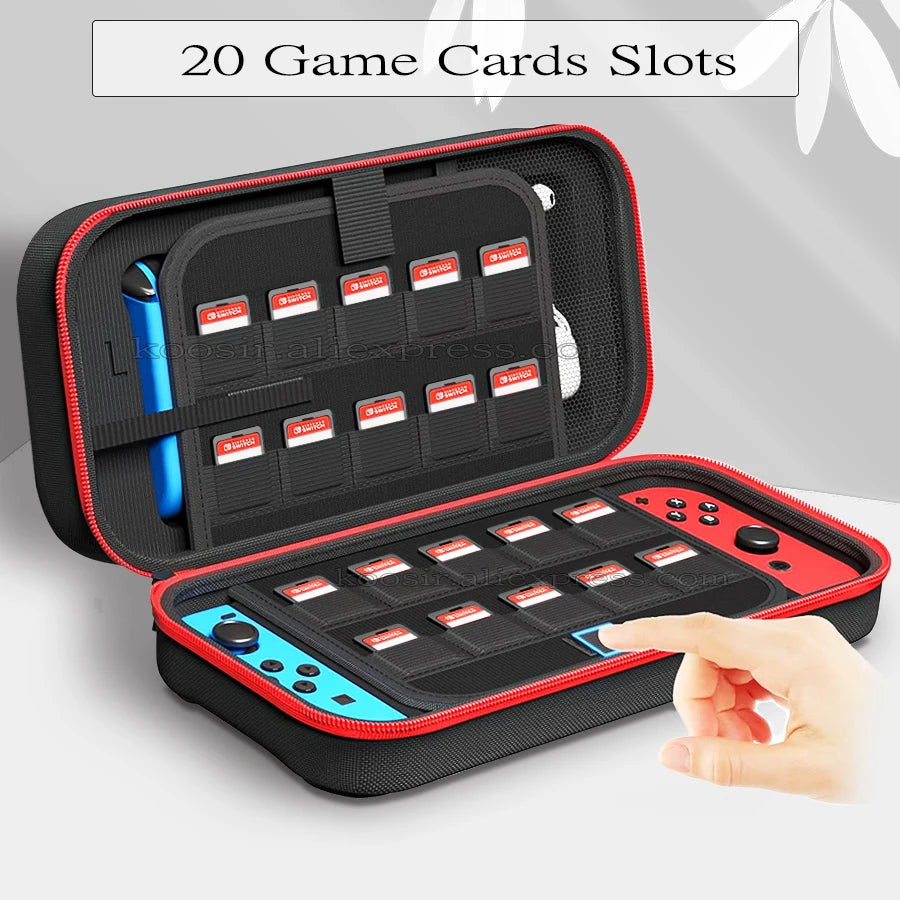 Large Travel Carrying Bag for Nintendo Switch OLED Anti-Scratch Storage Case