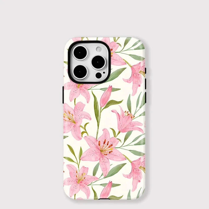 Magnetic Double-Layer Flower Case for iPhone 16–11 Pro Max Shockproof