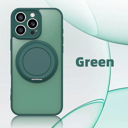 360° Rotating Stand MagSafe Case for iPhone 17 16 15 14 13 12 11 Pro Max