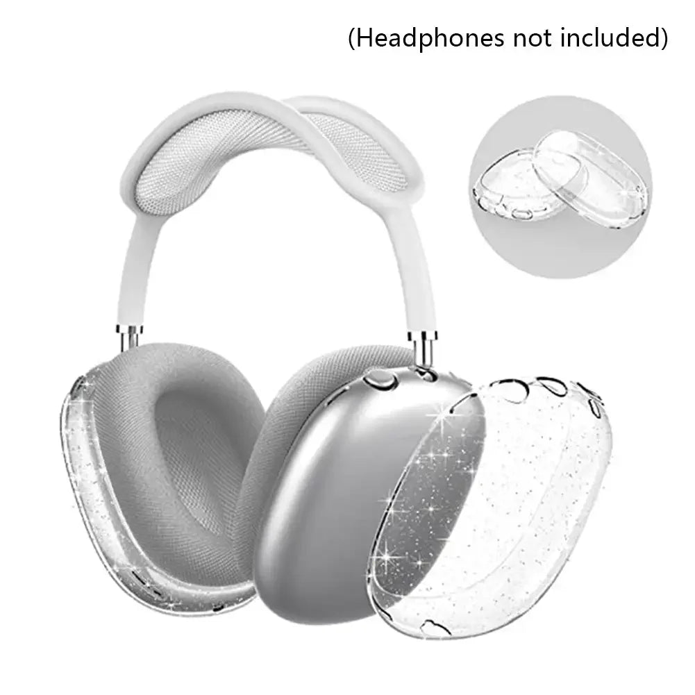 3D Transparent Anti-Fall Dust-Proof Protective Cover for AirPods Max
