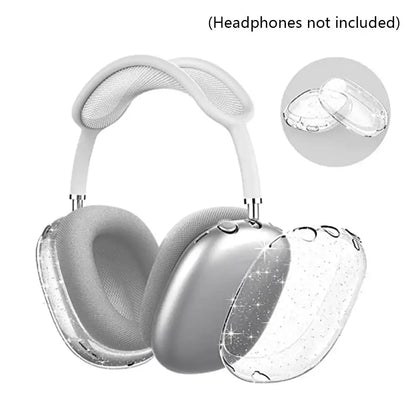 3D Transparent Anti-Fall Dust-Proof Protective Cover for AirPods Max