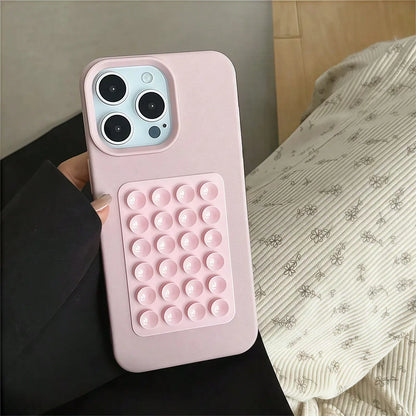 3D Suction Cup Shockproof Case for iPhone 13/12/11 Pro Max & Plus Models
